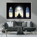 Women and Yoga Wall Art Canvas Print