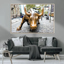 Charging Bull Wall Art Canvas Print by MyGreatCanvas | Canvas Wall Art Prints | Photo Prints & Wall Decor