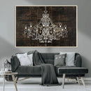 Rustic Chandelier Canvas Print by MyGreatCanvas | Canvas Wall Art Prints | Photo Prints & Wall Decor
