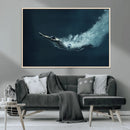 Swimmer Wall Art Canvas Print