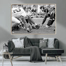 American Football Player Wall Art Canvas Print by MyGreatCanvas | Canvas Wall Art Prints | Photo Prints & Wall Decor