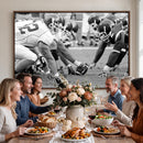 American Football Player Wall Art Canvas Print