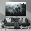 Foggy Forest Wall Art Canvas Print | 3 Panel Large Misty by MyGreatCanvas | Canvas Wall Art Prints | Photo Prints & Wall Decor