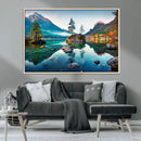 Crystal Clear Lake Wall Art | Mountains Wall Art Canvas | 3 by MyGreatCanvas | Canvas Wall Art Prints | Photo Prints & Wall Decor