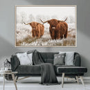 Longhorn Cattle Wall Art Canvas Print, Framed Farmhouse by MyGreatCanvas | Canvas Wall Art Prints | Photo Prints & Wall Decor