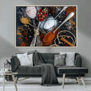 Spices and Seasonings Canvas Wall Art – Colorful Triptych by MyGreatCanvas | Canvas Wall Art Prints | Photo Prints & Wall Decor