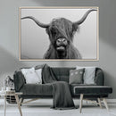 Texas Cow Wall Art Canvas, Texas Longhorn Cattle Canvas by MyGreatCanvas | Canvas Wall Art Prints | Photo Prints & Wall Decor