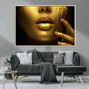 Gold and Women Wall Art Canvas Print by MyGreatCanvas | Canvas Wall Art Prints | Photo Prints & Wall Decor