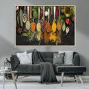 Kitchen Spice Wall Art Canvas Print