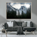 Yosemite National Park El Capitan Foggy Mountain Wall Art | by MyGreatCanvas | Canvas Wall Art Prints | Photo Prints & Wall Decor