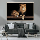Lion Canvas Wall Art – Majestic Animal Print Artwork for by MyGreatCanvas | Canvas Wall Art Prints | Photo Prints & Wall Decor