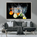Kitchen Wall Art, Kitchen Fruits Art Canvas Print