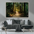 Natural Landscape Wall Art Relaxing Forest Canvas Print