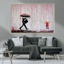 Banksy Wall Art Canvas Print, Framed Graffiti Art Picture by MyGreatCanvas | Canvas Wall Art Prints | Photo Prints & Wall Decor