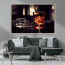 Whiskey and Cigar Canvas – Luxurious Wall Art for Home or
