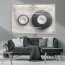 Vintage Cassette Tape Canvas Wall Art - Inspirational 'Life by MyGreatCanvas | Canvas Wall Art Prints | Photo Prints & Wall Decor