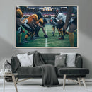 American Football Playing Wall Art Canvas Print by MyGreatCanvas | Canvas Wall Art Prints | Photo Prints & Wall Decor