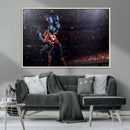 American Football Wall Art Canvas Print, Stadium Sport Wall