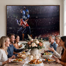 American Football Wall Art Canvas Print, Stadium Sport Wall