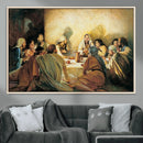 Last Supper Wall Art – Framed Jesus Painting Modern Biblical by MyGreatCanvas | Canvas Wall Art Prints | Photo Prints & Wall Decor