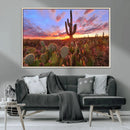 Arizona Desert Wall Art Canvas Print - Framed Deser Sunset by MyGreatCanvas | Canvas Wall Art Prints | Photo Prints & Wall Decor