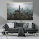 Disney Castle Wall Art Canvas Print, Living Kids Home Room