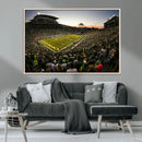 Oregon Stadium Canvas Wall Art - Captivating Game Day Scene