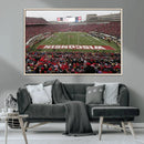 Wisconsin Badgers Team Print Canvas - Madison Camp Randall