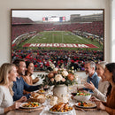 Wisconsin Badgers Team Print Canvas - Madison Camp Randall