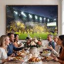 Columbus Crew Stadium Match Triple Canvas Wall Art - Dynamic