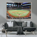 Texas Rangers Baseball Team Print - Arlington Globe Life