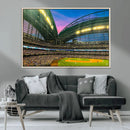 Milwaukee Brewers Baseball Team Print Canvas- American