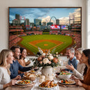 St. Louis Cardinals Baseball Team Print - Busch Stadium Wall