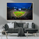 Truist Park Night Game Canvas Art - Atlanta Braves Stadium