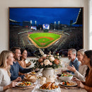Truist Park Night Game Canvas Art - Atlanta Braves Stadium