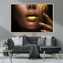 African American Art Black Woman Canvas Print, African Wall