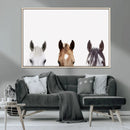 Horse Prints Set, Set of 3 Horse Wall Art, Horses Portraits, by MyGreatCanvas | Canvas Wall Art Prints | Photo Prints & Wall Decor