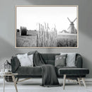 Vintage Farmhouse Black and White Triptych Wall Art – Giclee