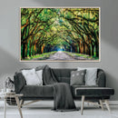 Serene Tree Tunnel Wall Art Canvas Print – Pathway Under by MyGreatCanvas | Canvas Wall Art Prints | Photo Prints & Wall Decor