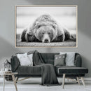 Resting Grizzly Bear Wall Art Canvas Print – Majestic Lazy by MyGreatCanvas | Canvas Wall Art Prints | Photo Prints & Wall Decor