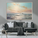 Abstract Ocean Wall Art - Boat Wall Art Canvas Print by MyGreatCanvas | Canvas Wall Art Prints | Photo Prints & Wall Decor
