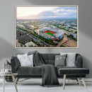 Old Trafford Manchester United Stadium Wall Art Canvas Print