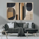 Wabi Sabi Canvas Print - Geometric Abstract Wall Art Canvas