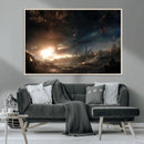 Avengers Planet Wall Art Canvas Print
