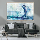Golf Swing Wall Art Canvas Print - Sports-Inspired by MyGreatCanvas | Canvas Wall Art Prints | Photo Prints & Wall Decor