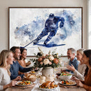 Hockey Player Wall Art Canvas Print - Sports-Inspired