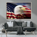 American Flag Eagle Symbol Wall Art, American Flag Eagle by MyGreatCanvas | Canvas Wall Art Prints | Photo Prints & Wall Decor
