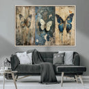 Butterfly Wall Art Trio | Vintage Butterfly Canvas Print | by MyGreatCanvas | Canvas Wall Art Prints | Photo Prints & Wall Decor