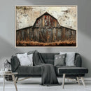 Rustic Barn Wall Art | Farmhouse Wall Decor Canvas Print |
