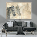 Abstract Horse Canvas Print | Modern Farmhouse Wall Art |